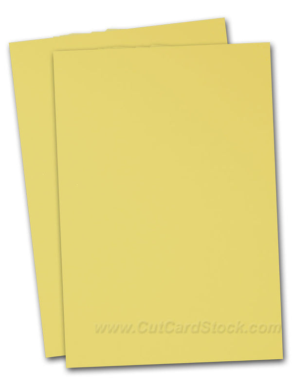 Banana Split Yellow Cardstock Paper - 8.5 X 11 Inch 100 Lb