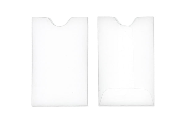 10 Small Translucent Vellum Envelopes 3.5 Inches by 2 1/8 Inches