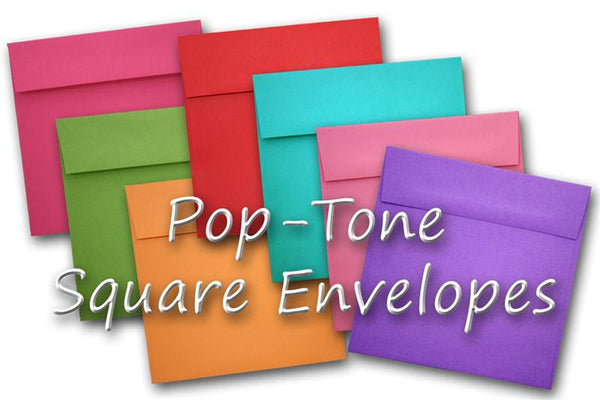 Pop-Tone Envelopes in vivid colors. . . - CutCardStock