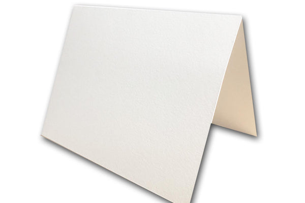 Bright White 100lb A7 Folded Card (5 1/8 x 7) – Quality Paper Stock, JAM  Paper