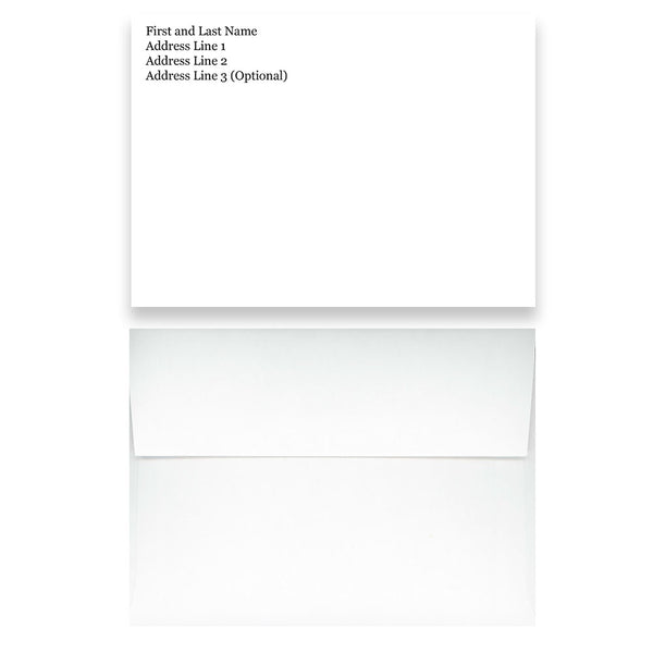 Black Premium A7 Envelopes for your 5x7 DIY invitations - CutCardStock