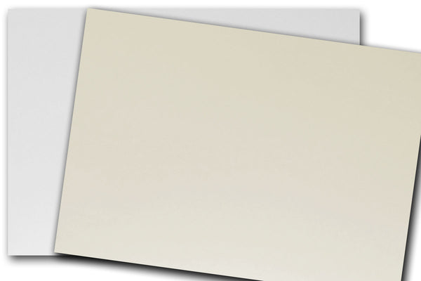 Thick & Heavy Cardstock - 120lb Cover - 5 x 7 Natural Cream - 325gsm 15pt  Thick Paper - Index, Flash & Post Card Stock (40 Pack)