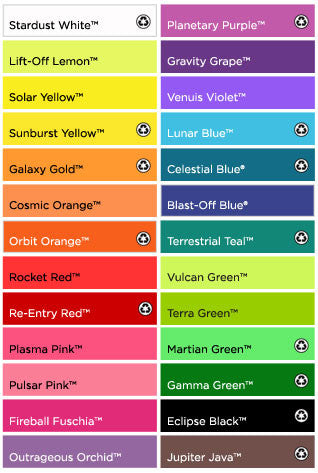 Nice astrobright colors paper color chart theaminaprofile