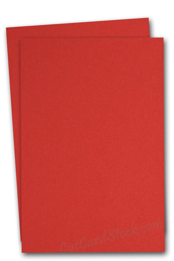 Red Glitter Card Stock for die cutting, holiday cards, and invitations -  CutCardStock