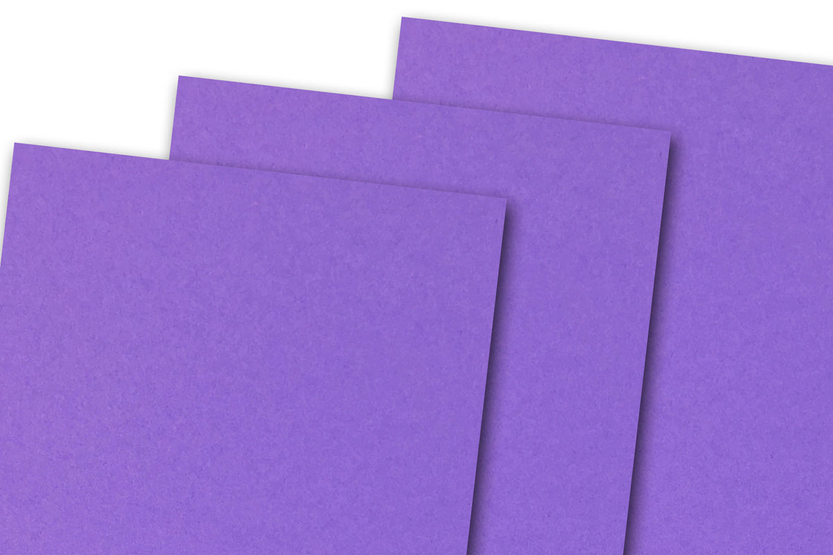 50 Bright Purple Grape 65# Cardstock Paper 11 X 17 (11X17 Inches)  Tabloid|Ledger|Booklet Size - 65Cover/45Bond Light Weight Card Stock -  Bright