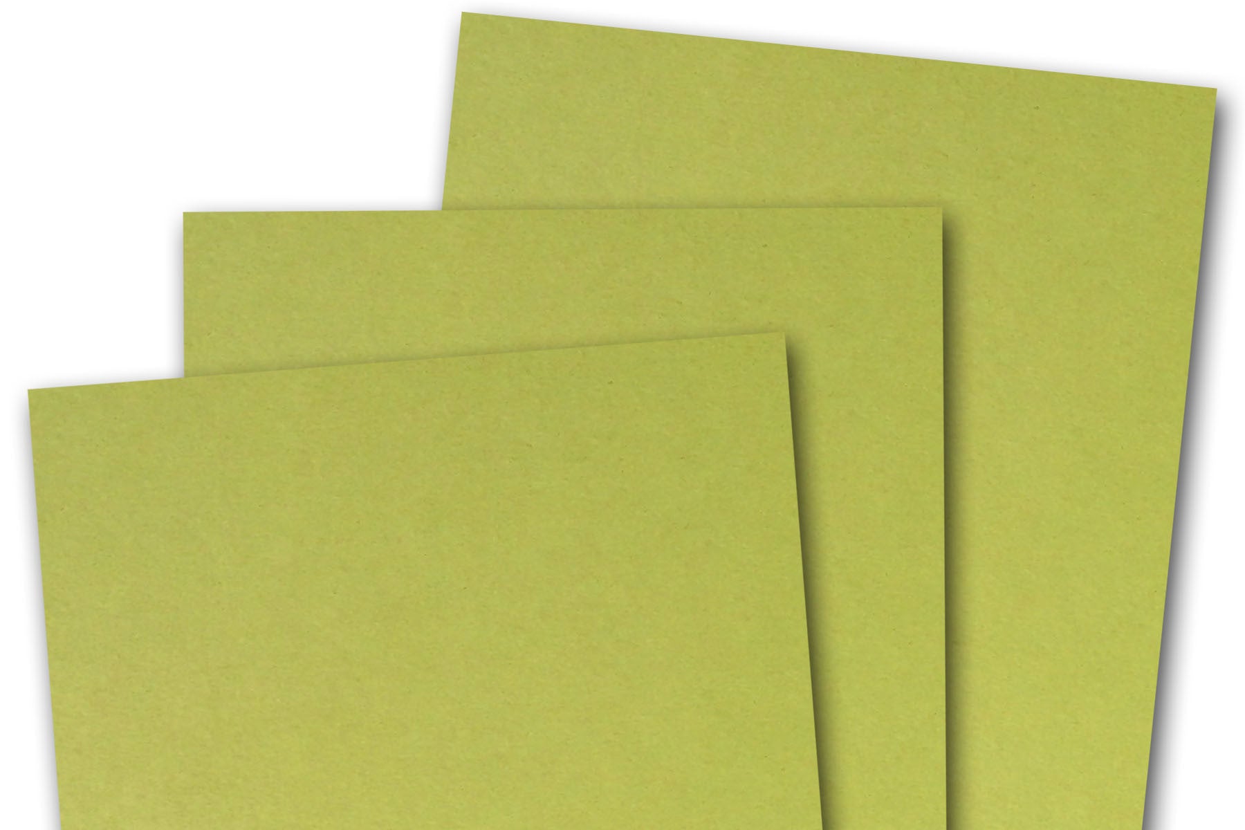 PP 12X12 Paper Pack Solids 80# Cardstock Book Club Yellow Green