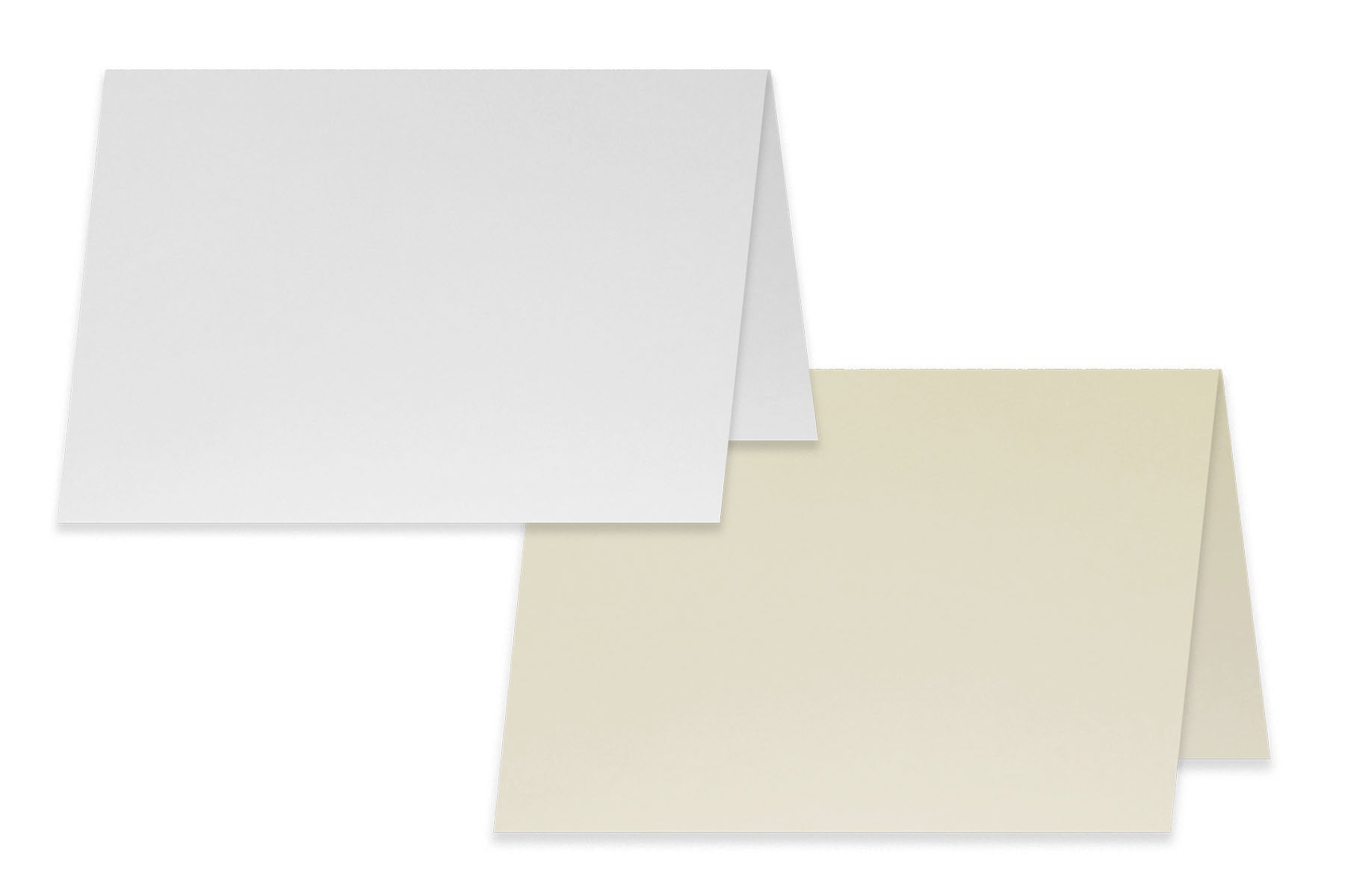 Blank Cards and Envelopes 5x7, 50 Set Blank Note Cards Thank You, Brown