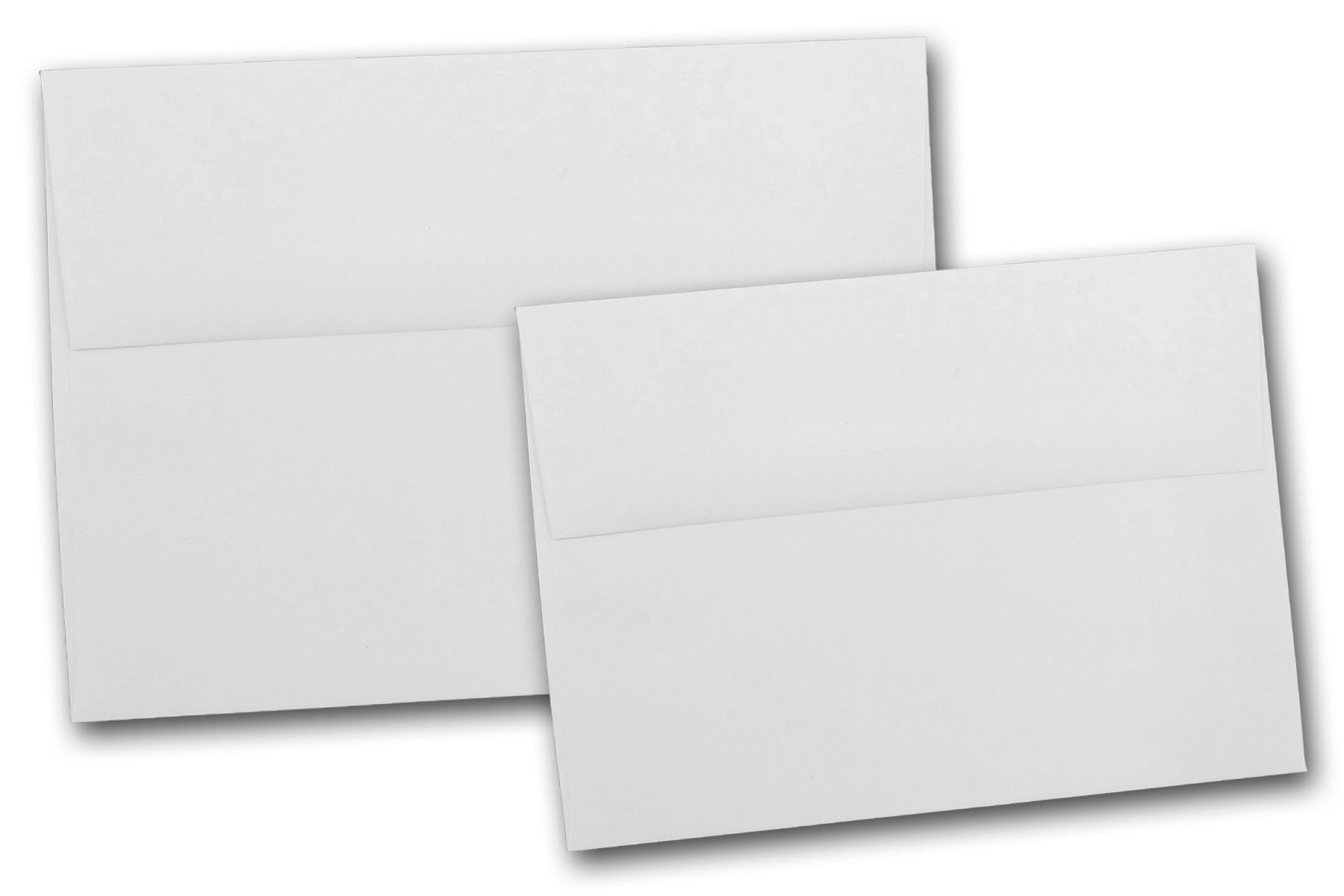 BULK Blank Cougar WHITE A2 Folded Discount Card Stock