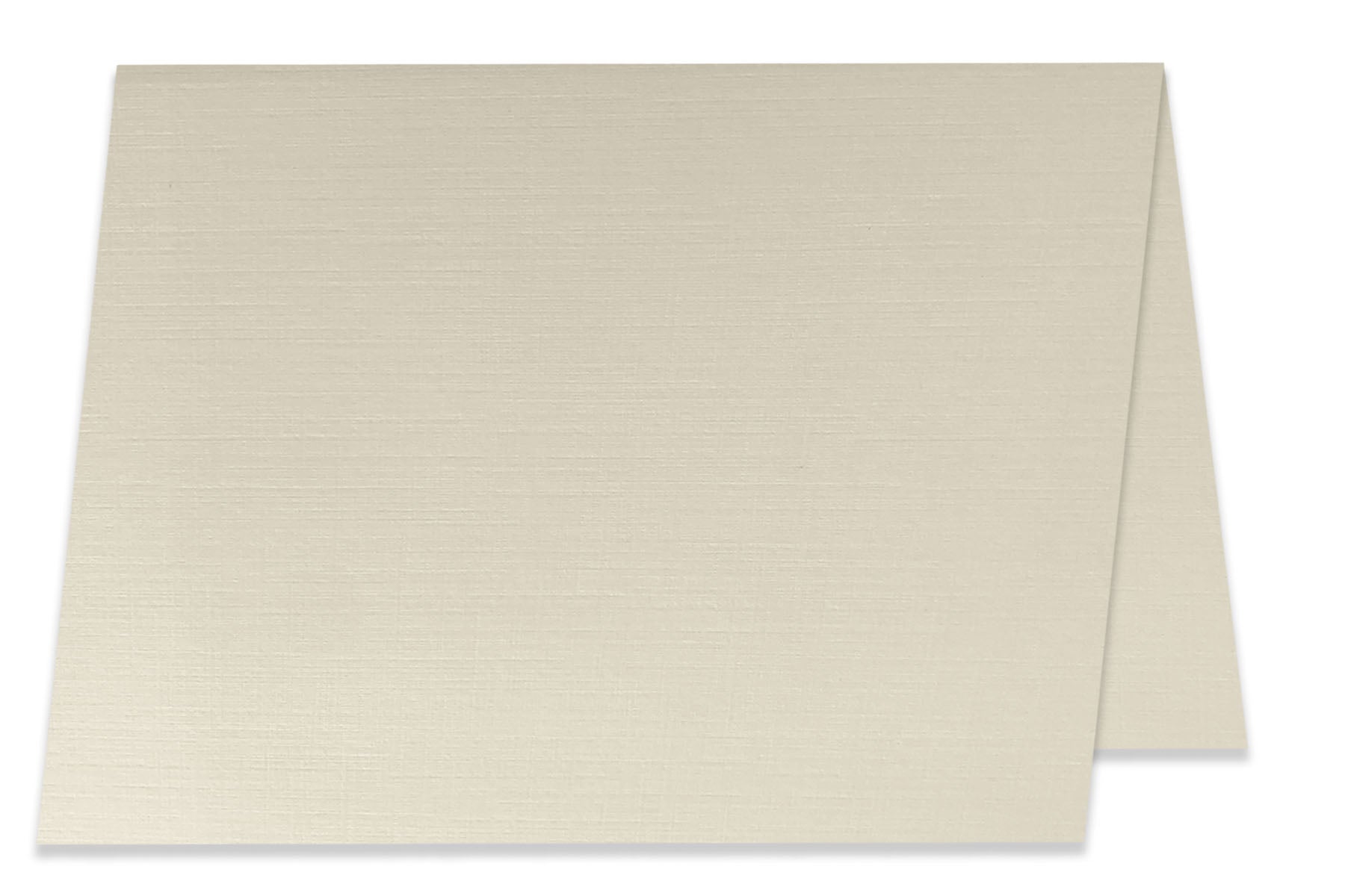 Hamilco White Linen Cards and Envelopes - Flat 5 x 7 Cardstock