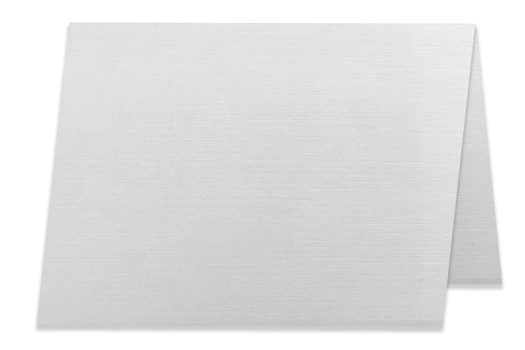 Hamilco Card Stock Folded Blank Cards with Envelopes 5x7 - Scored White  Cardstock Paper 80lb Cover - 100 Pack 