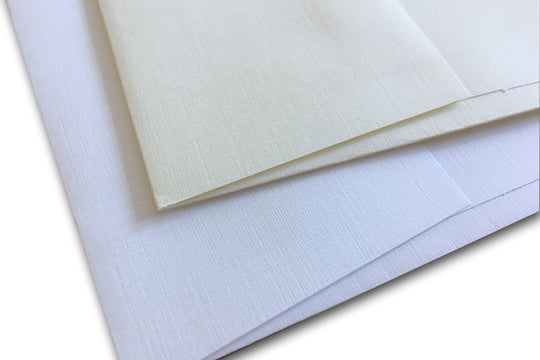 LUXPaper 8.5 x 11 Cardstock, 100 lb. Natural Off White Linen, 50/Pack 