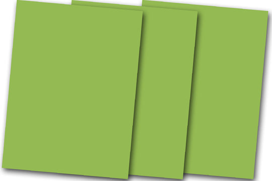 Light Green Card Stock - 26 x 40 in 80 lb Cover Smooth 30% Recycled