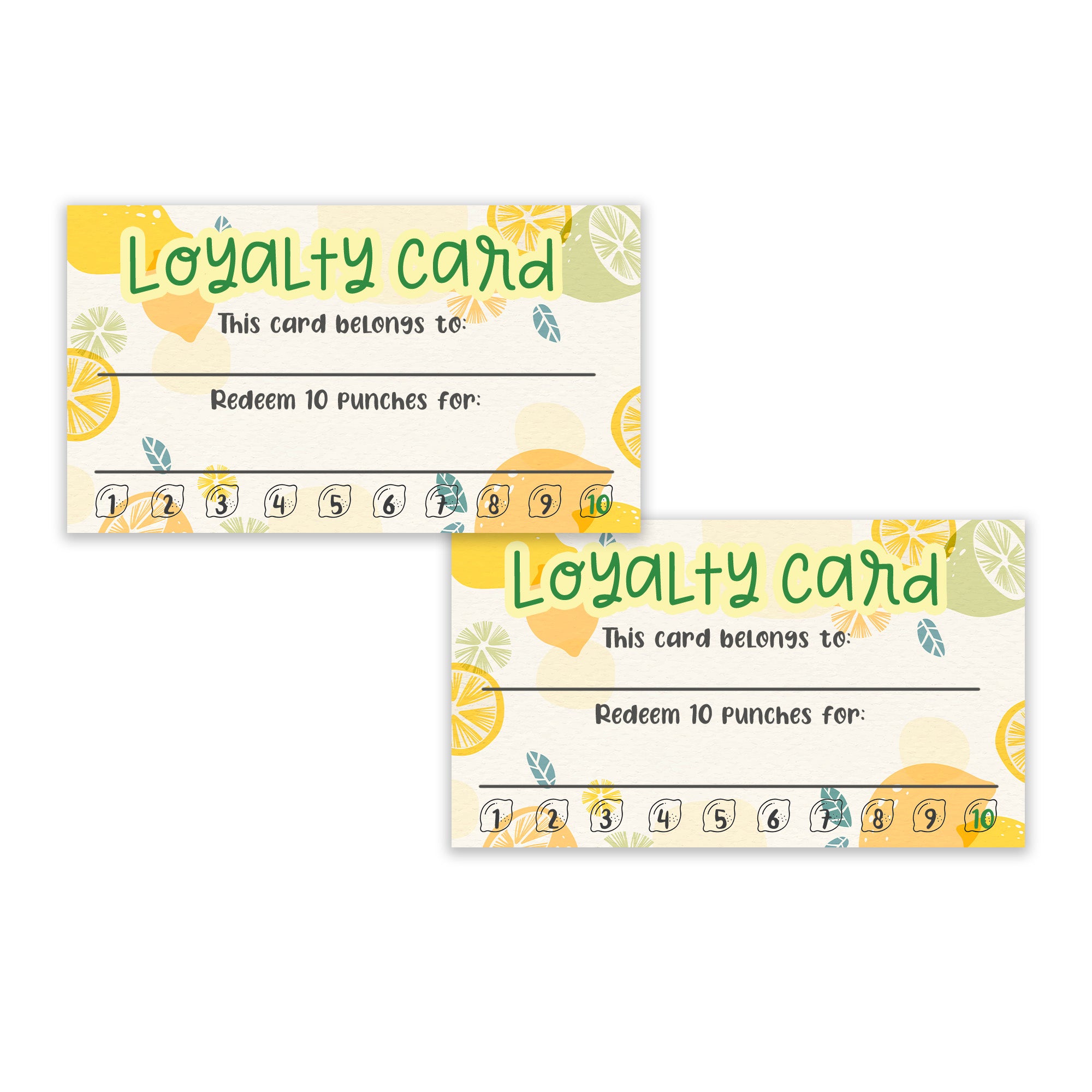 Koyal Wholesale Rainbow Stripes Reward Punch Cards, Loyalty Cards for Small  Business Customers, 100-Pack