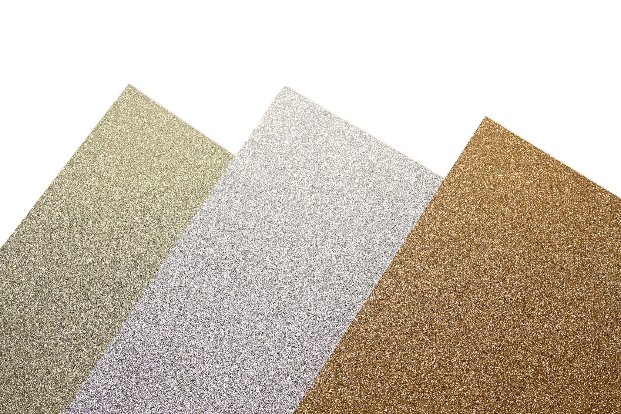 SANZIX Glitter Cardstock Paper 110lb. 300 GSM - 30 Sheets - 3 Colors - 12x12 Inches Heavyweight Glitter Paper, Cardstock for Cricut