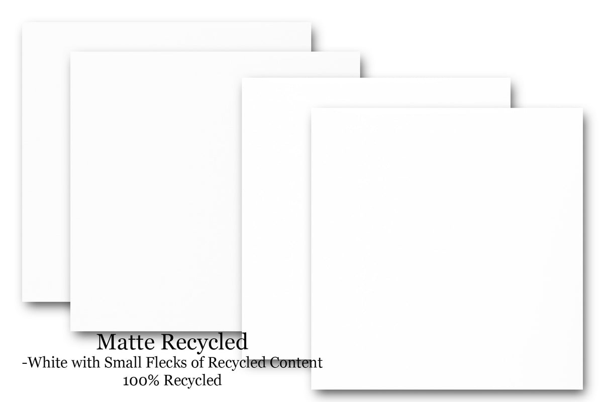 Recycled Blank A6 Folded Discount Card Stock for DIY greeting Cards -  CutCardStock