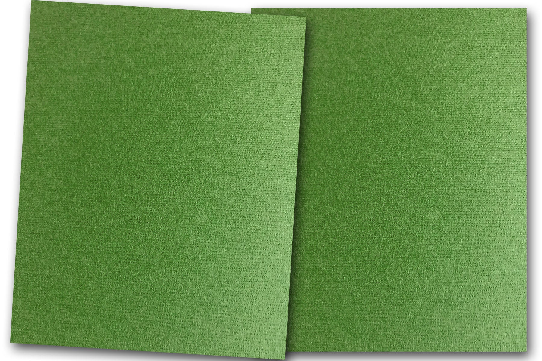 Canvas Textured Green Discount Card Stock for DIY Christmas Cards