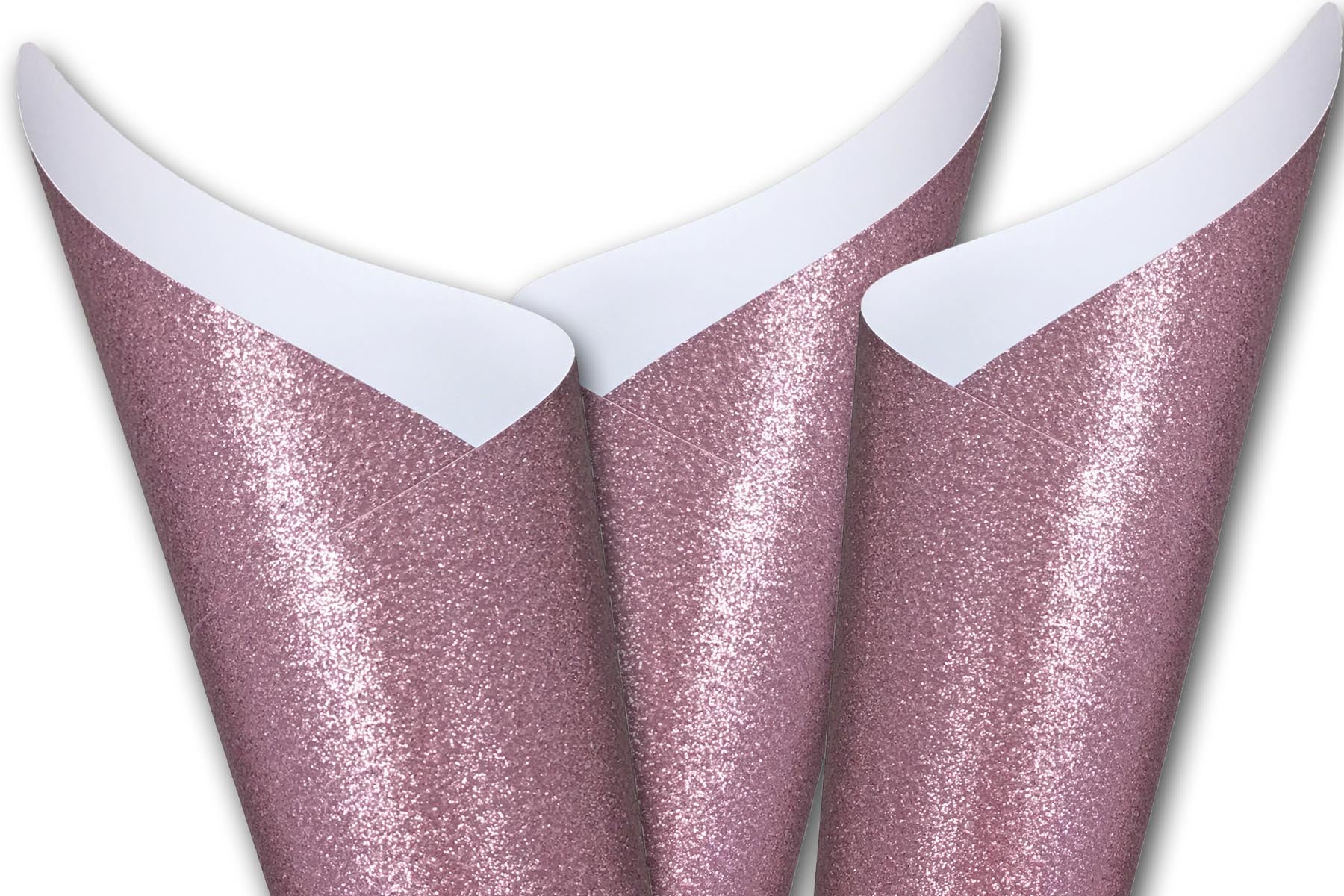 Glitter Cardstock Rose 12 x 12 81# Cover Sheets Bulk Pack of 15