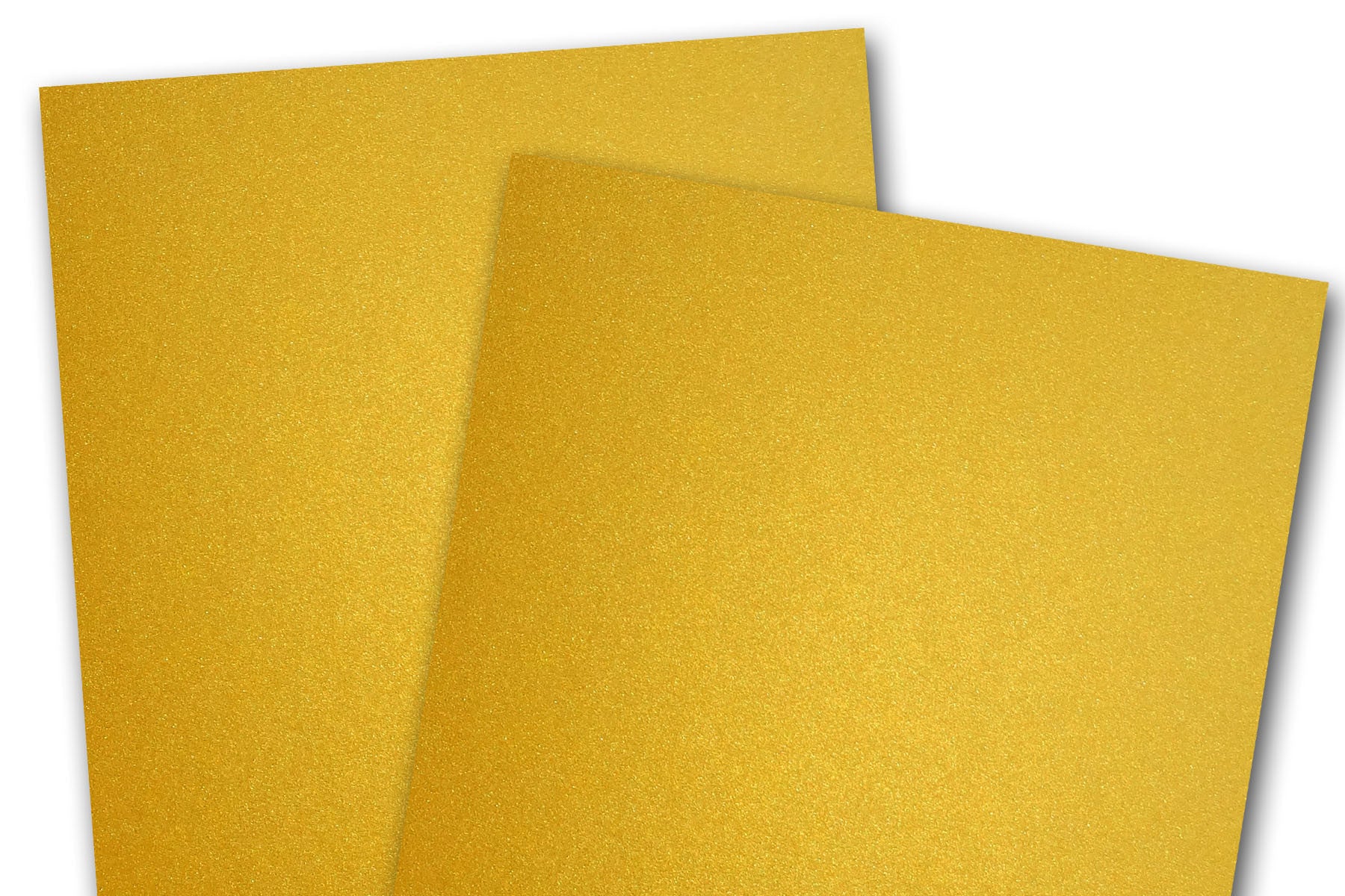 Gold Metallic Paper - 100-Pack Golden Shimmer Paper, Paper Crafting Supplies, Perfect for Flower Making, Ticket, Invitation, Stationery, Scrapbook