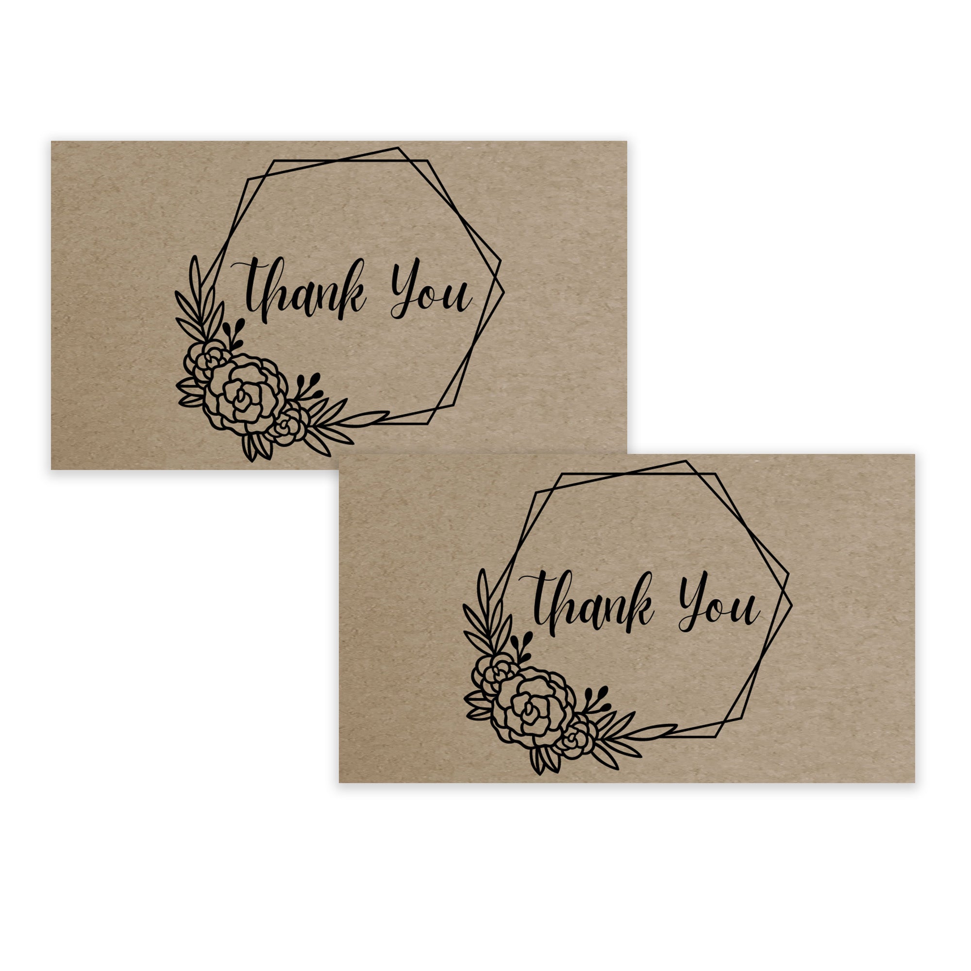 business thank you cards with logo