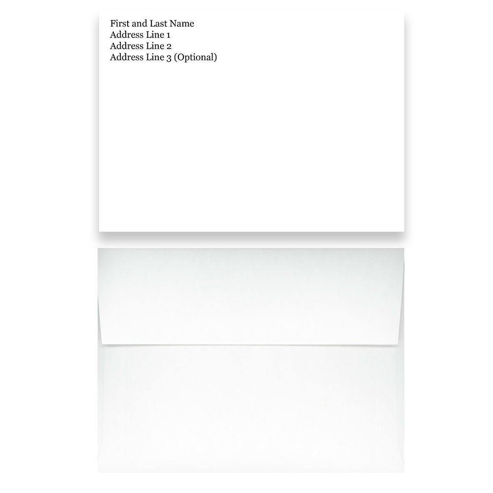 White A7 Smooth Envelopes for 5x7 Invitations and Announcements -  CutCardStock