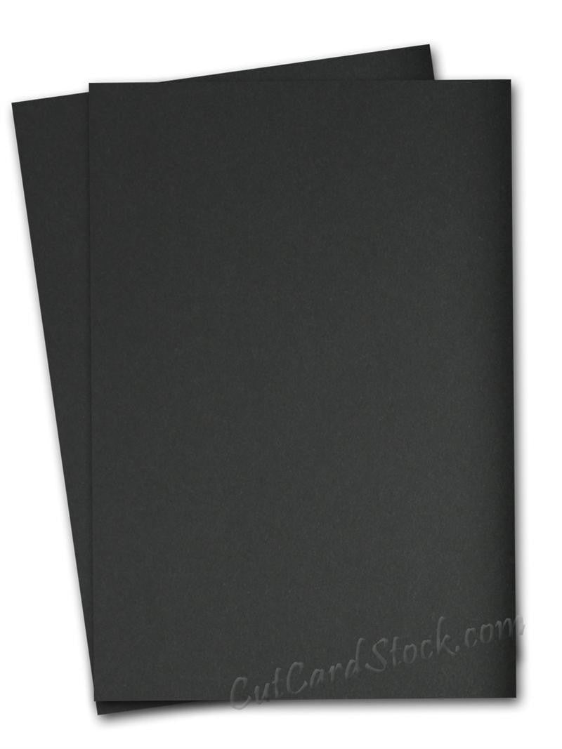 Pop Tone BLACK LICORICE 8.5x11 Discount Card Stock - CutCardStock