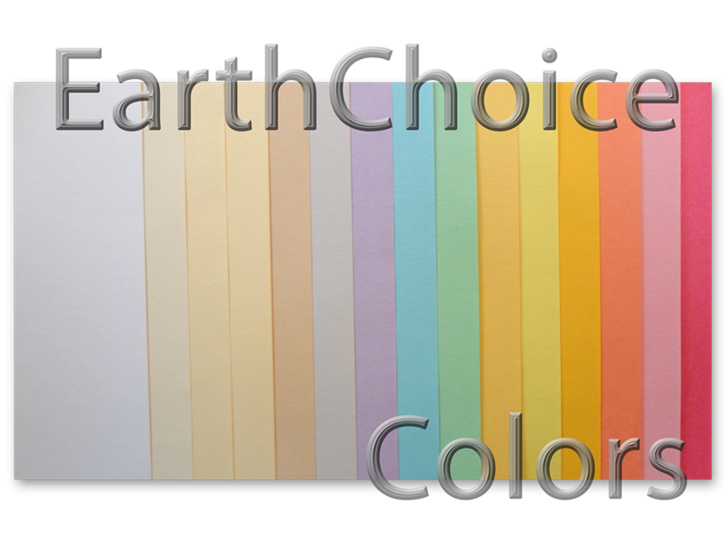 Lettermark Colors (Earthchoice) BLUE Cover - 8.5 x 11 Card Stock Paper - 65