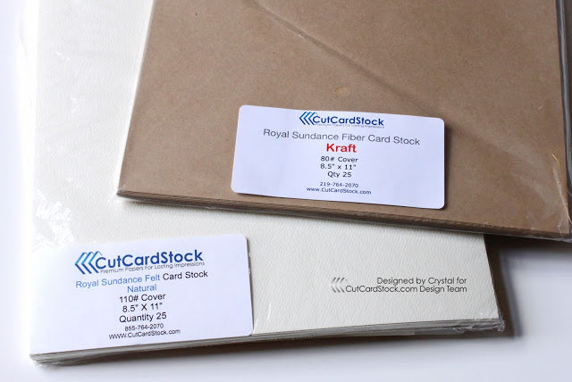 Royal Sundance Fiber - 8.5 x 11 Cardstock Paper - WHITE - 80lb