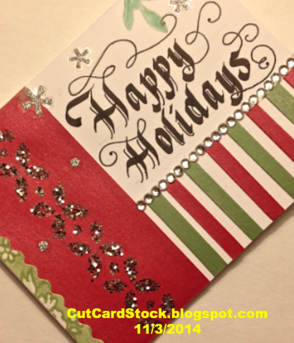 Blank RED, GREEN, and WHITE Discount Card Stock for Christmas crafting -  CutCardStock