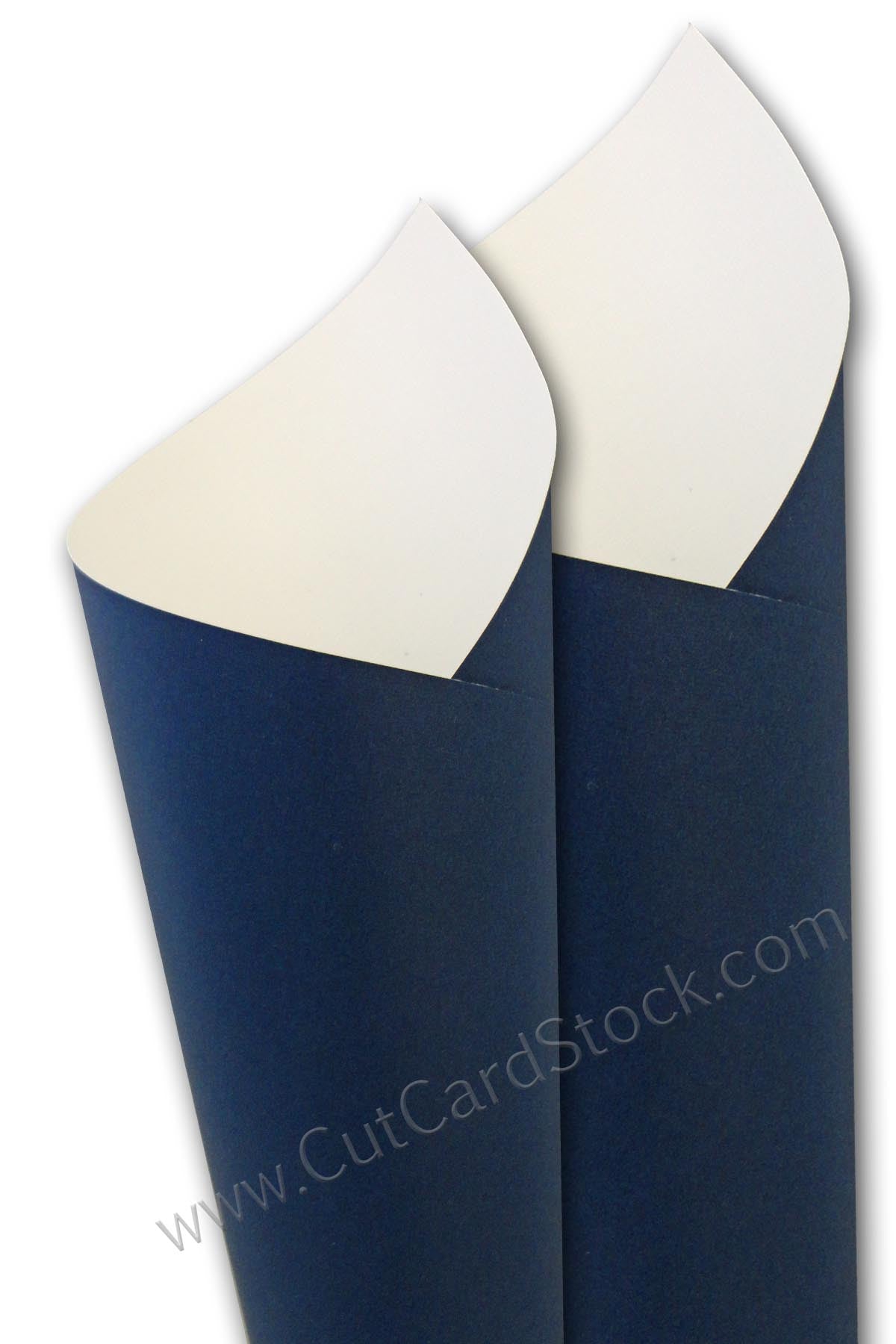 Nautical Blue Linen 80# Cardstock - Echo Park Paper Co.